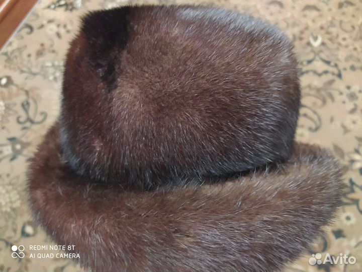 Шапка норковая женская