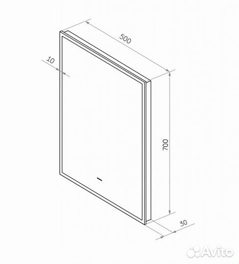 Зеркало с подсветкой 