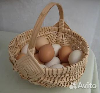 Домашние куриные яйца