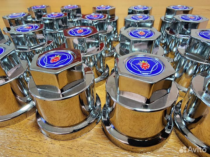 Scania К-кт 20шт Колпаки 22.5 Авто на 32 мм