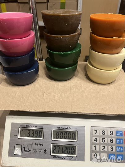 Цветной воск