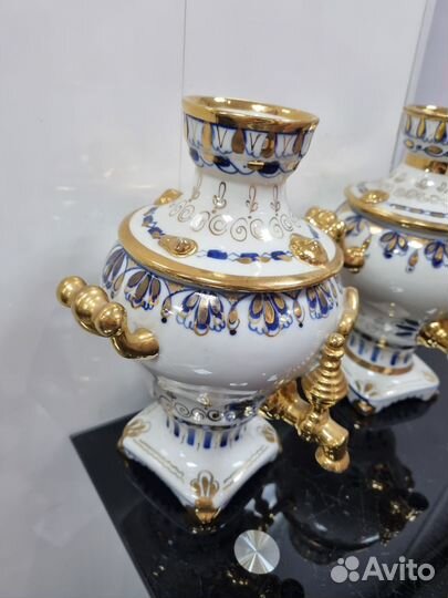 Самовары, Гжель. Без маленького чайника