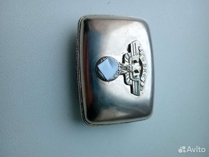 Таблетница серебро 800