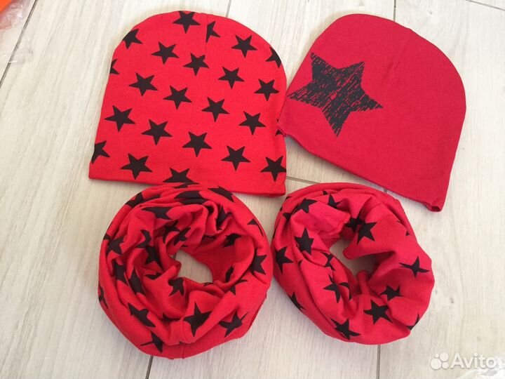 Комплект снуд и шапка 1-3г