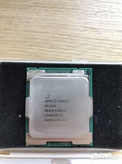 Процессор intel w-2125 4ghz lga2066