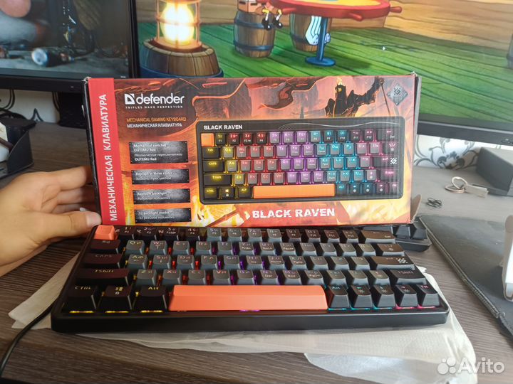 Игровая механическая клавиатура Black reven