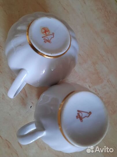 Молочник и сливочник Дулево.Блюдца лфз,Дулево