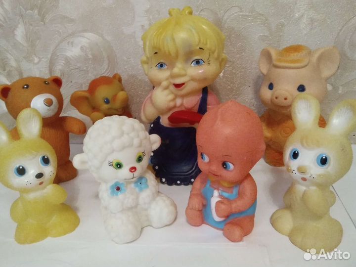 Резиновые игрушки СССР