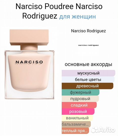 Narciso Poudree Narciso Rodriguez 60мл тестер