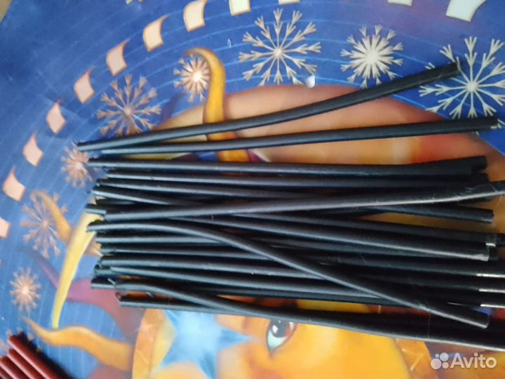 Свечи восковые цветные