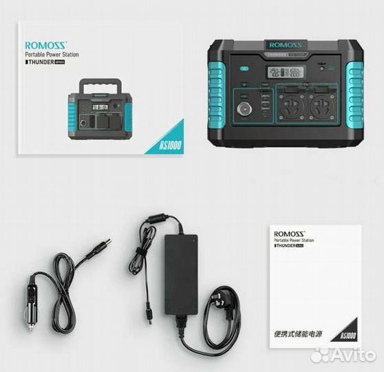 Romoss RS1000 Портативная электростанция 1000W