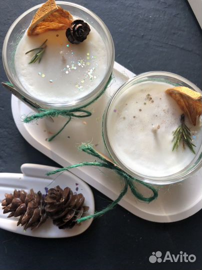 Ароматические свечи Мыло ручной работы