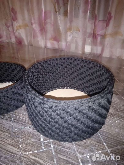 Корзинка вязанная крючком