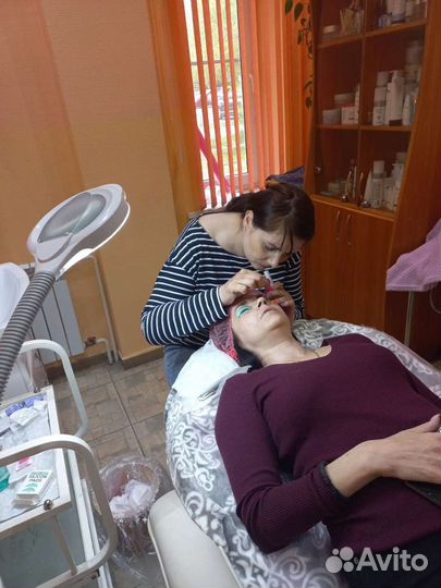 Обучение ламинированию ресничек