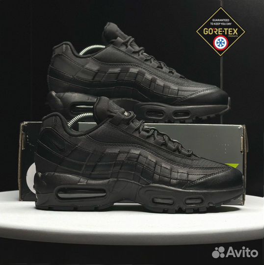 Кроссовки зимние Nike Air Max 95 Gore-tex black