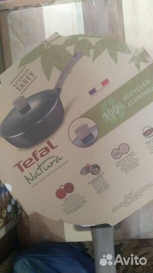 Сотейник Tefal Natura c крышкой