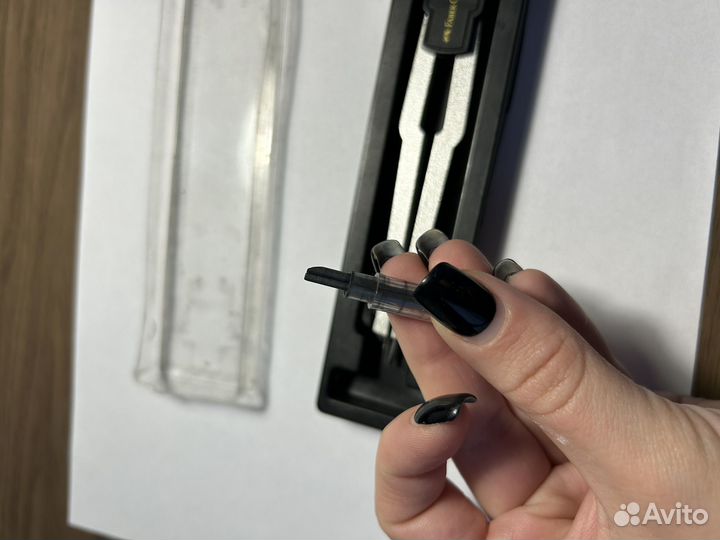 Циркуль Faber Castell с чехлом и грифелями