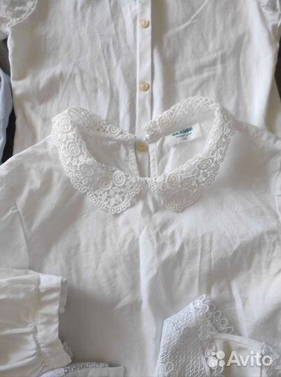 Блузки школьные для девочки 128 134