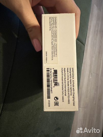 Наушники apple airpods 2