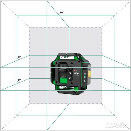 ADA lasertank 4-360 green Basic Edition 00631