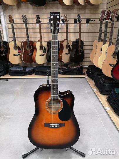 Электро-акустическая гитара Caraya F631CEQ-BS