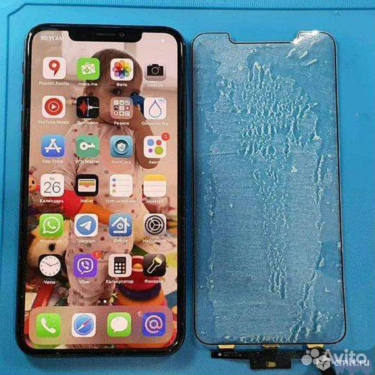 Переклейка стёкл iPhone Samsung Honor Huawei