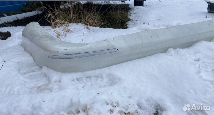 Губа на задний бампер на toyota LC200 2012-2015г