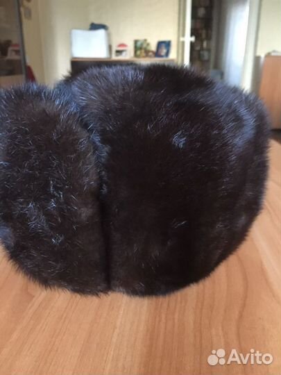 Норковая шапка мужская