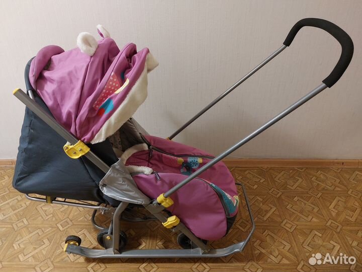 Детские санки-коляска