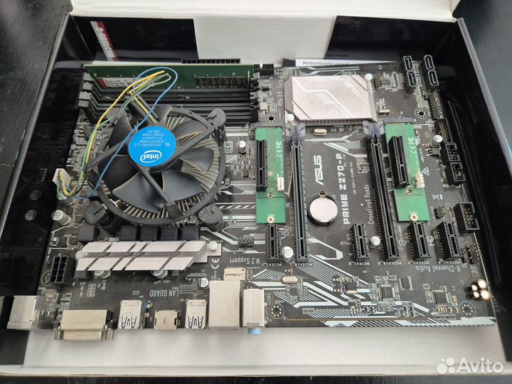 Материнская плата Asus prime z270-p с процессором
