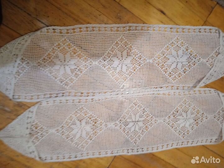 Вязанные крюч.салфетки и др