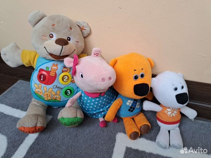 Мягкие музыкальные игрушки из мультиков