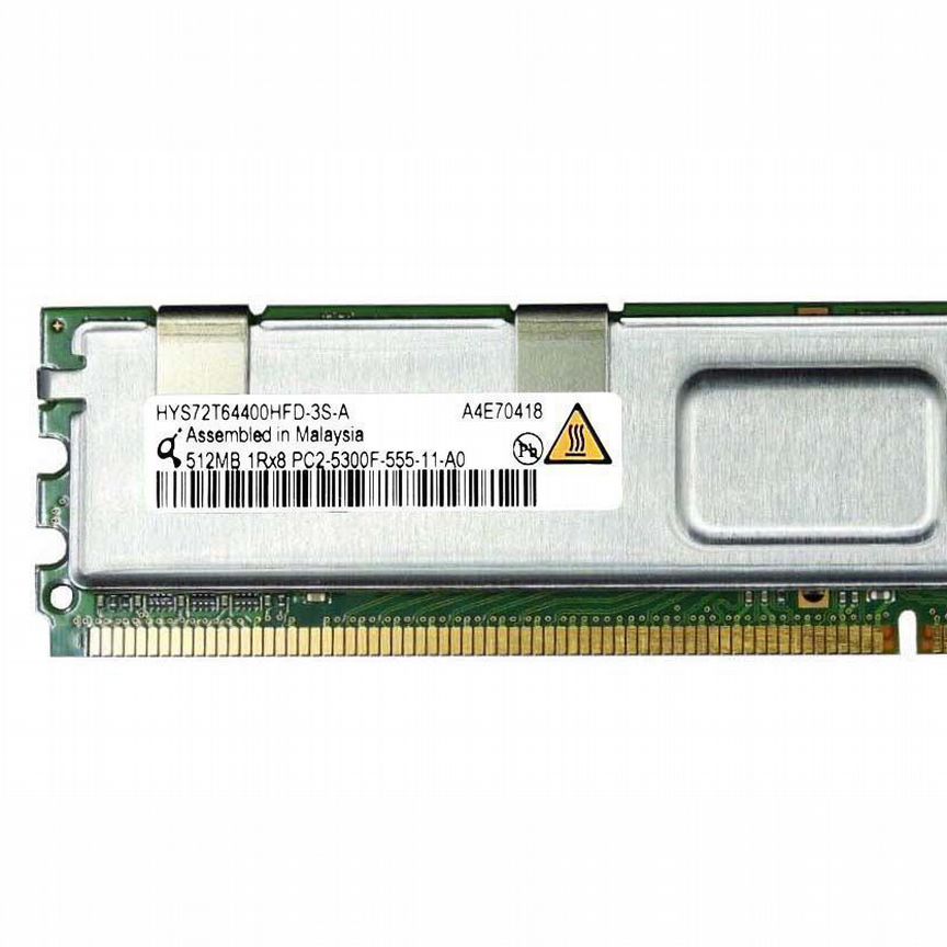 [HYS64T64000EU-2.5-B2] Оперативная Память Qimonda Hys72t64400hfd-3s-A Hys64t64000eu-2.5-B2