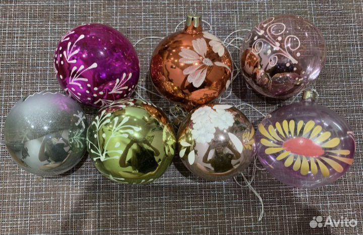 Ёлочная игрушка ссср. Шары
