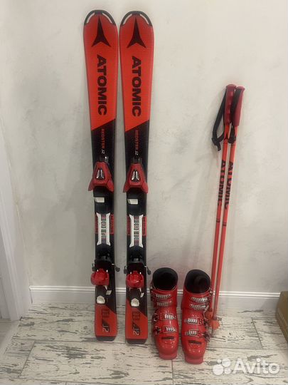 Горные лыжи детские комплект