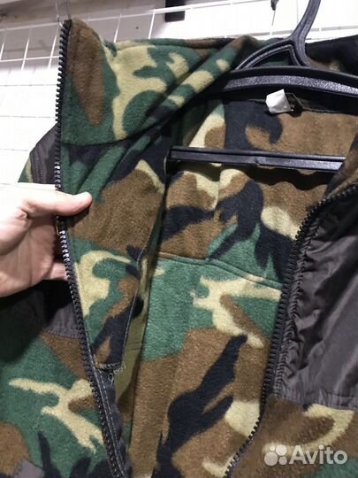Толстовка армейская Вудланд камуфляж флисовая тепл