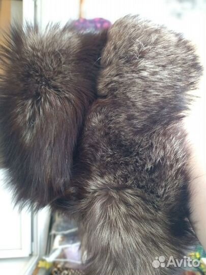 Шапка зимняя. Чернобурка