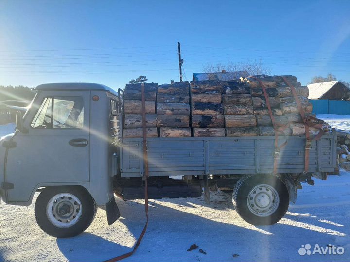 Дрова колотые, чурками сосна