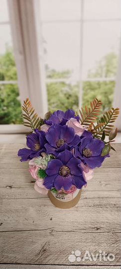 Клематисы из мыла