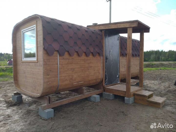Баня квадро 6 метров