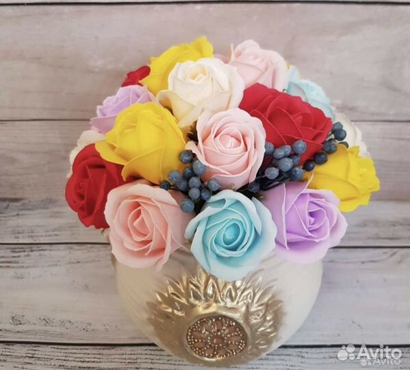 Мыльные букеты