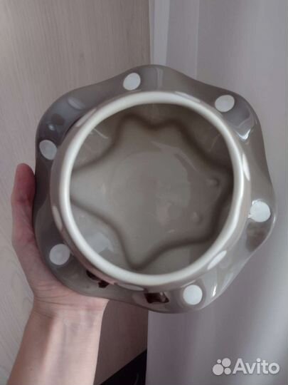 Керамическая ваза/кашпо