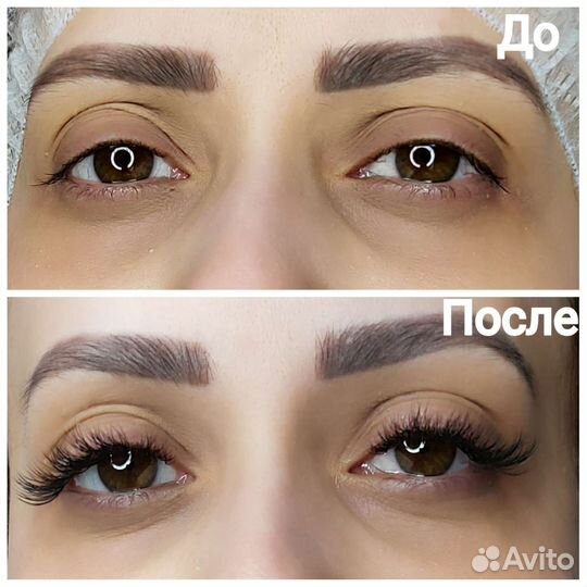 Наращивание ресниц с выездом на дом