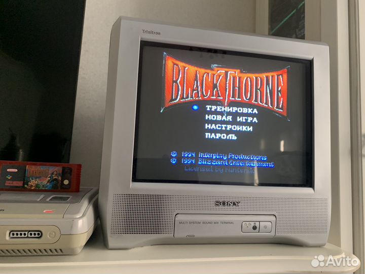 Картридж для приставки Super Famicom Blackthrone