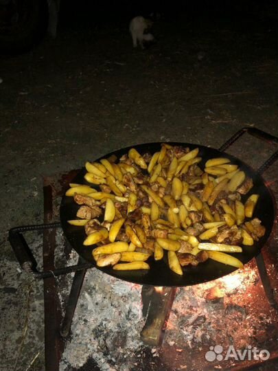 Садж, сковорода из диска борона