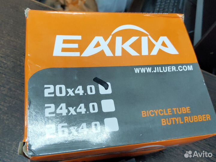 Камера велосипедная на фетбай 20*4.0