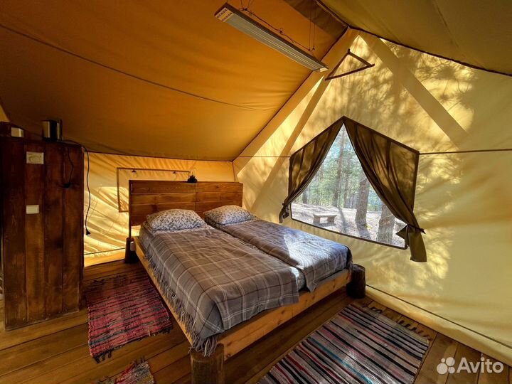 Сафари-палатка для глэмпинга 4x3 м