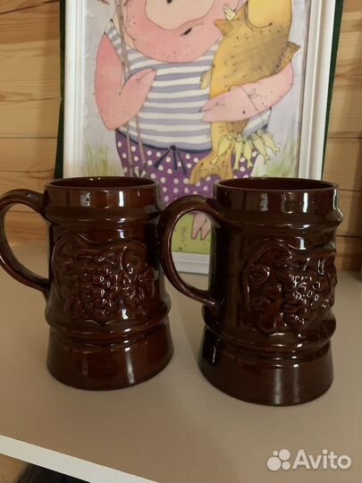 Кружка для пива и кваса СССР 2 шт