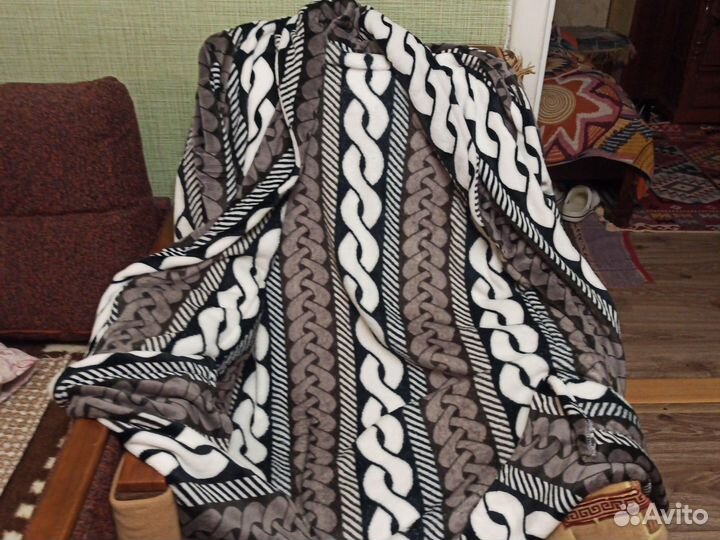 Халат махровый женский длинный52