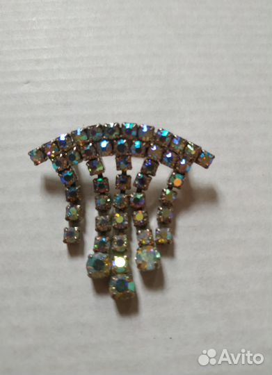 Брошь старая Чехия